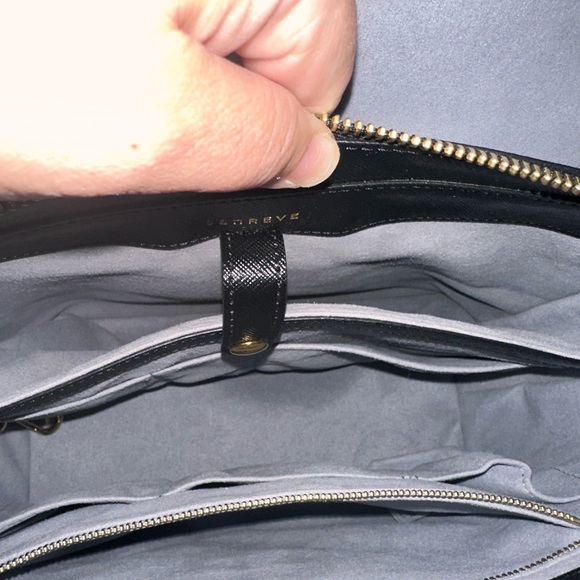 Senreve Black Leather Backpack midi main image 8